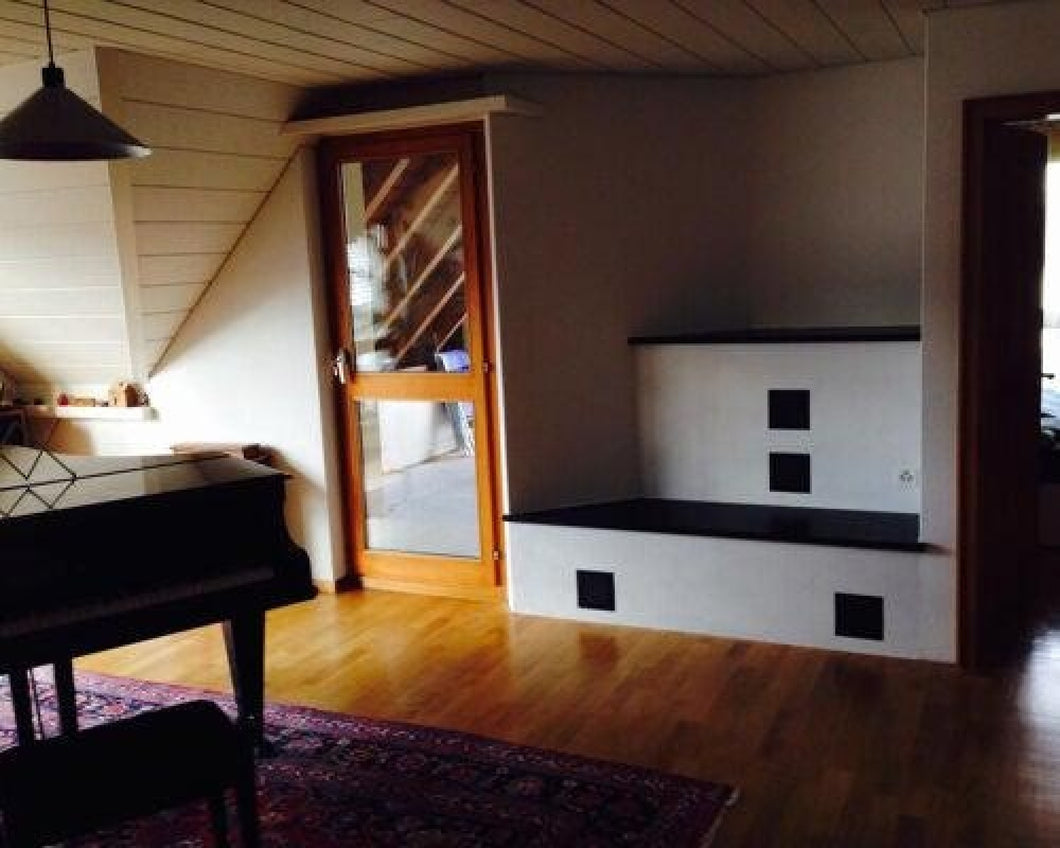 Speicherofen mit Satellit
