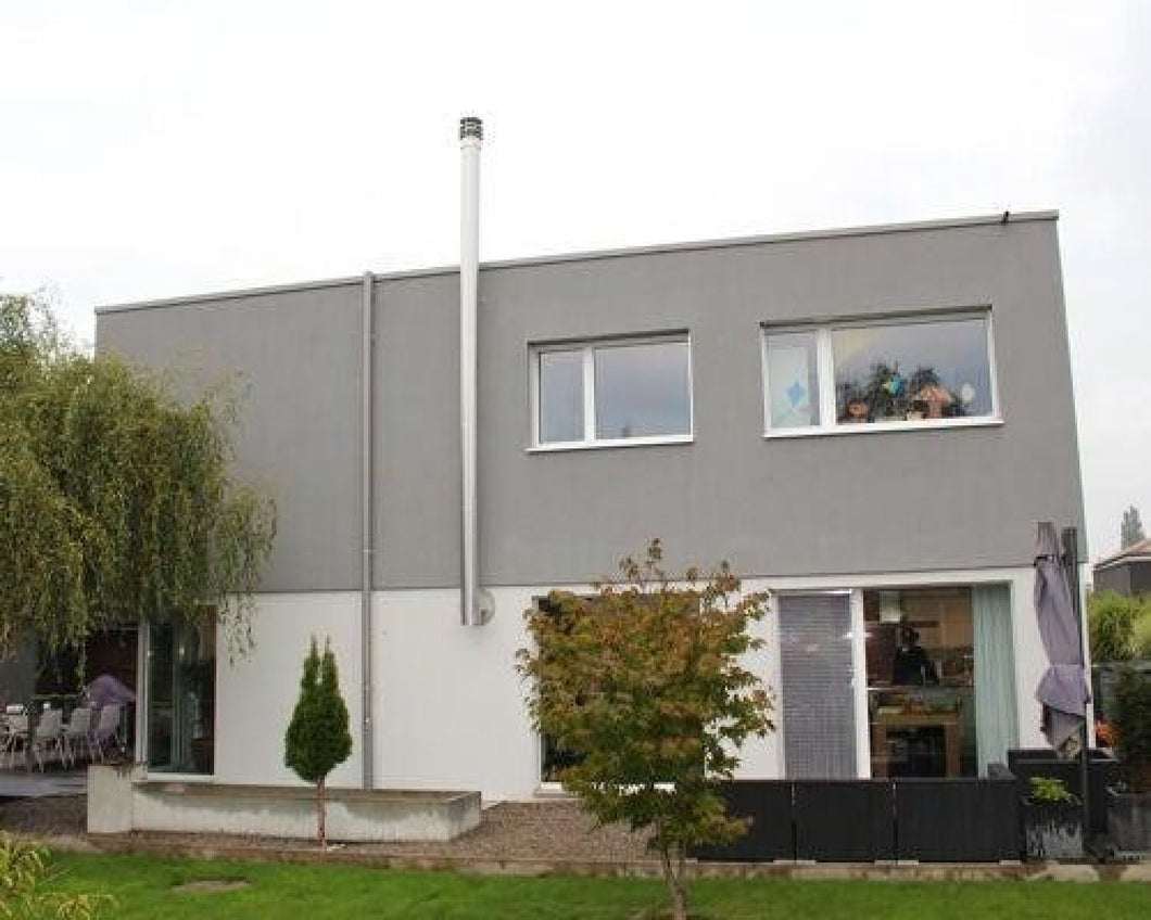 Aussenkamin aus Edelstahl