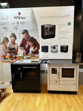 Ausstellermodell Kochherd HeART Weiss mit Glaskeramik