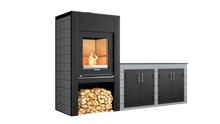 Outdoorküche Grill Everest inkl. Grillmotor und Seitenablalge
