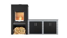 Outdoorküche Grill Everest inkl. Grillmotor und Seitenablalge