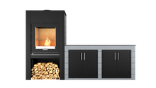 Outdoorküche Grill Everest inkl. Grillmotor und Seitenablalge